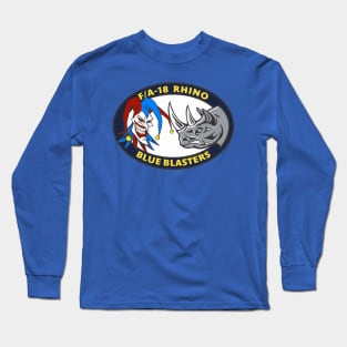 VFA-34 Blue Blasters - Rhino Long Sleeve T-Shirt